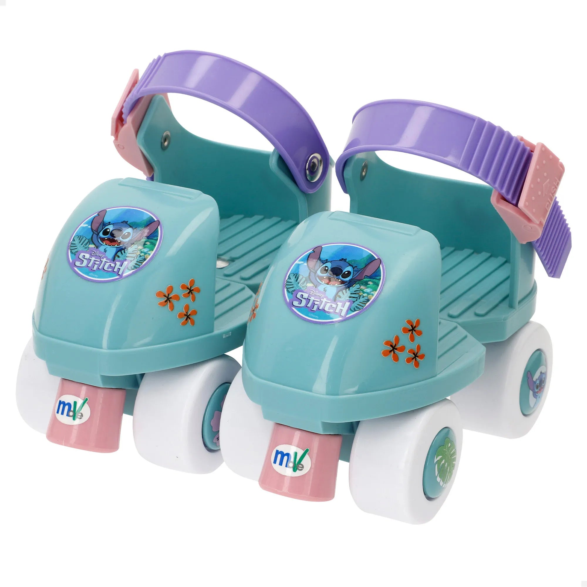 Patines Stitch 4 Ruedas para Niños | Talla 22-29 Ajustable | Freno Delantero | +3 Años