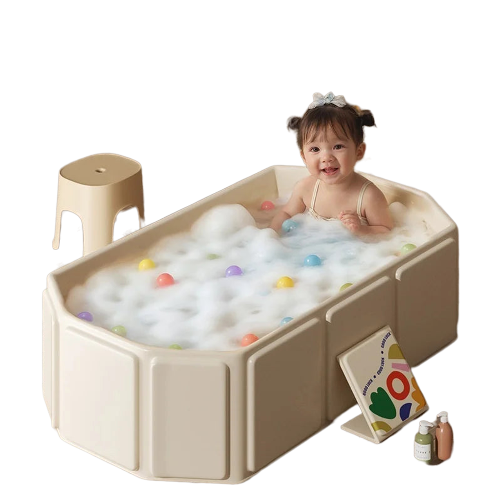 Bañera Grande Plegable para Bebé | Mantiene el Calor | 0-5 Años