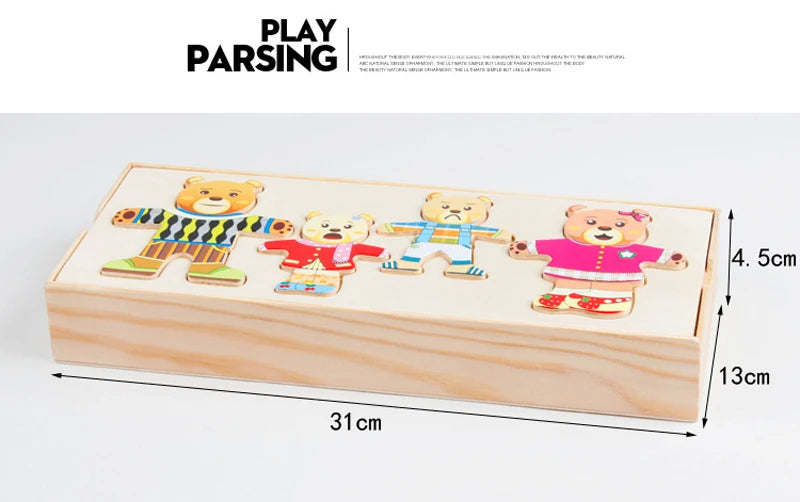 Educational Wooden Puzzle for Baby | Learning Through Play
