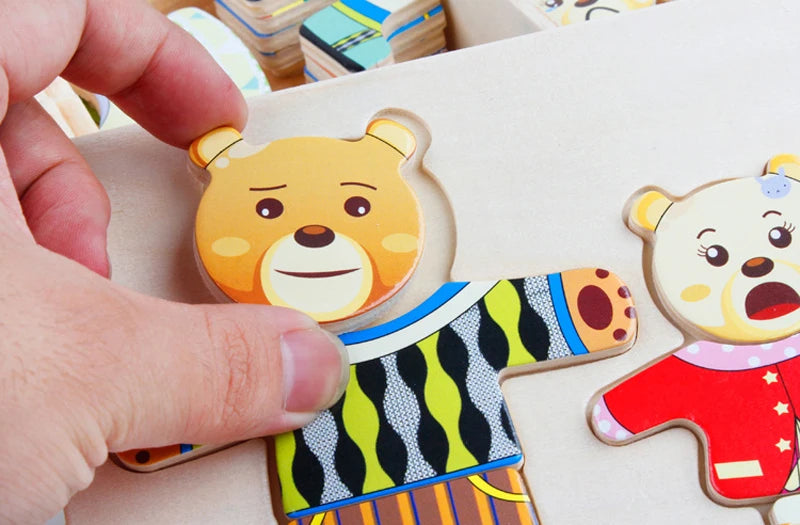 Educational Wooden Puzzle for Baby | Learning Through Play