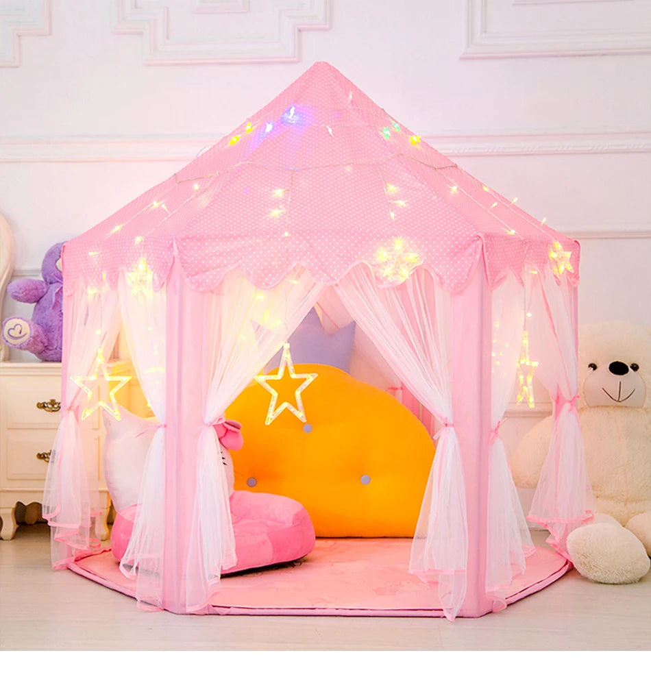 Tienda Tipi Infantil | Castillo para Bebés y Niños | Casa de Juegos Portátil