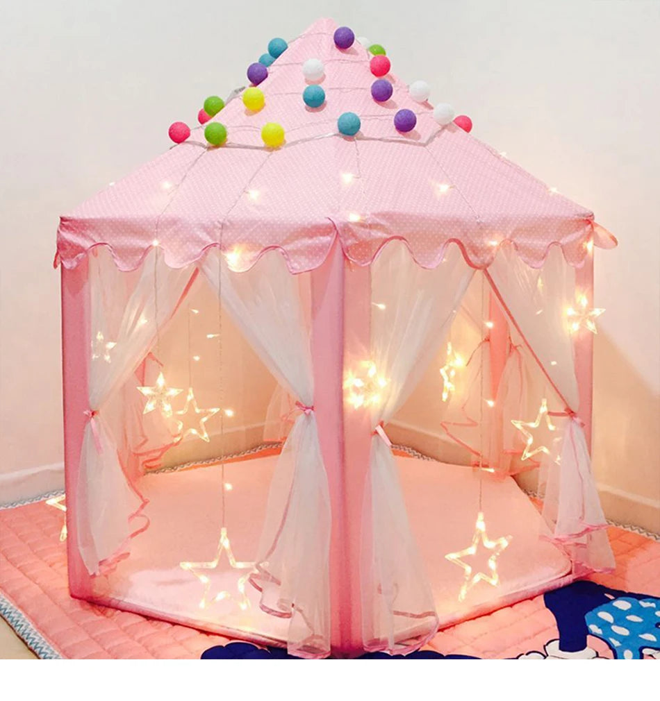 Tienda Tipi Infantil | Castillo para Bebés y Niños | Casa de Juegos Portátil