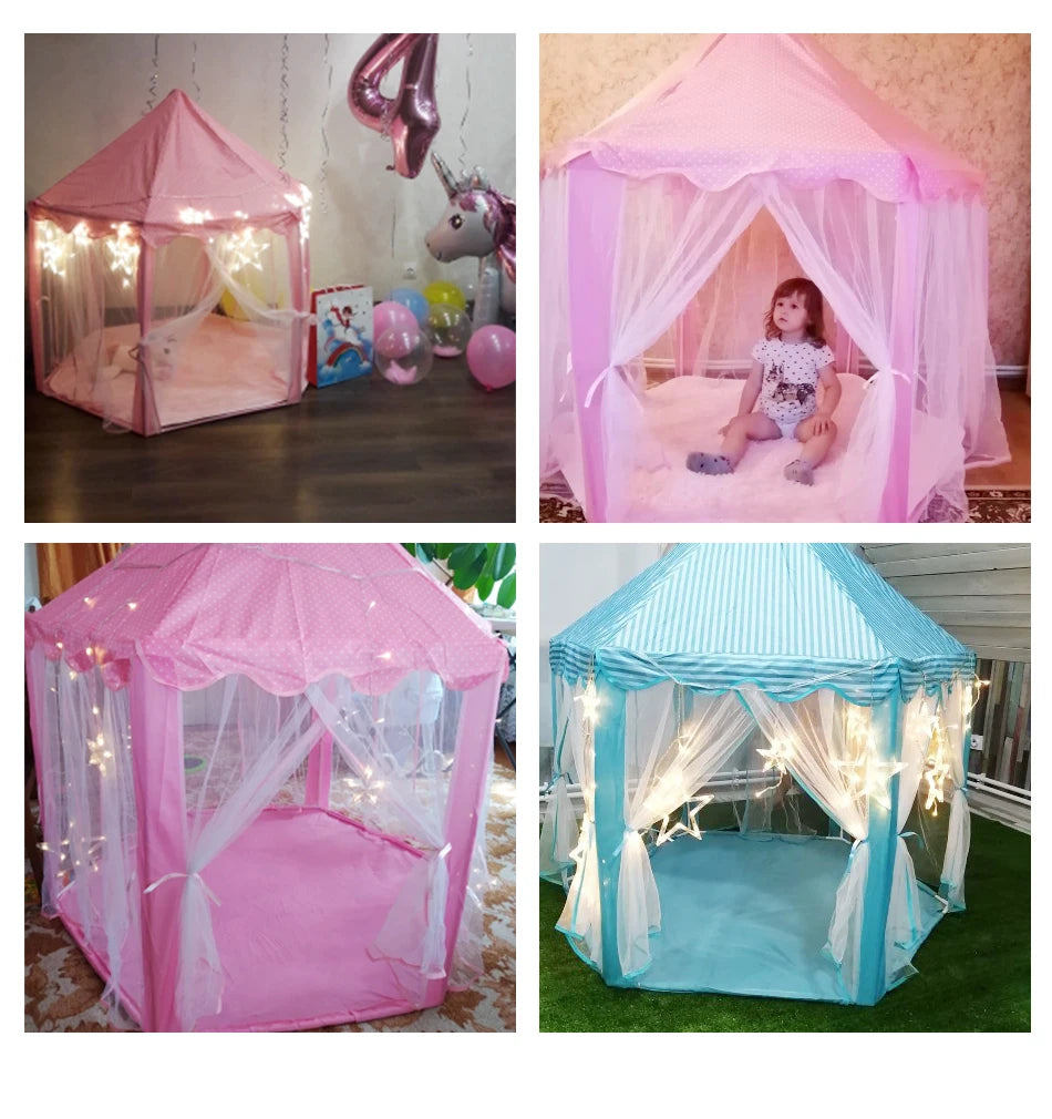 Tienda Tipi Infantil | Castillo para Bebés y Niños | Casa de Juegos Portátil