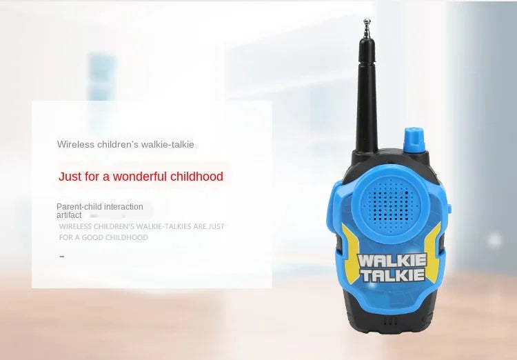 2 PCS 50M Toy Walkie Talkies Mini Portable Kids Electronic Spy Handheld Two-Way Radio Children Outdoor Interphone Toy For Kids