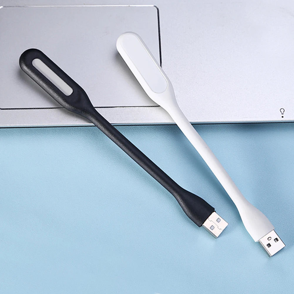 Luces nocturnas LED USB, lámpara de lectura para libros, iluminación Flexible y plegable para Notebook