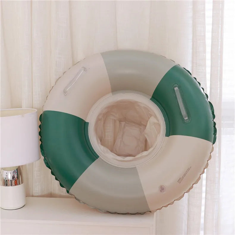 Flotador Inflable para Bebé con Sombrilla | Anillo de Piscina Seguro | 3-36 Meses