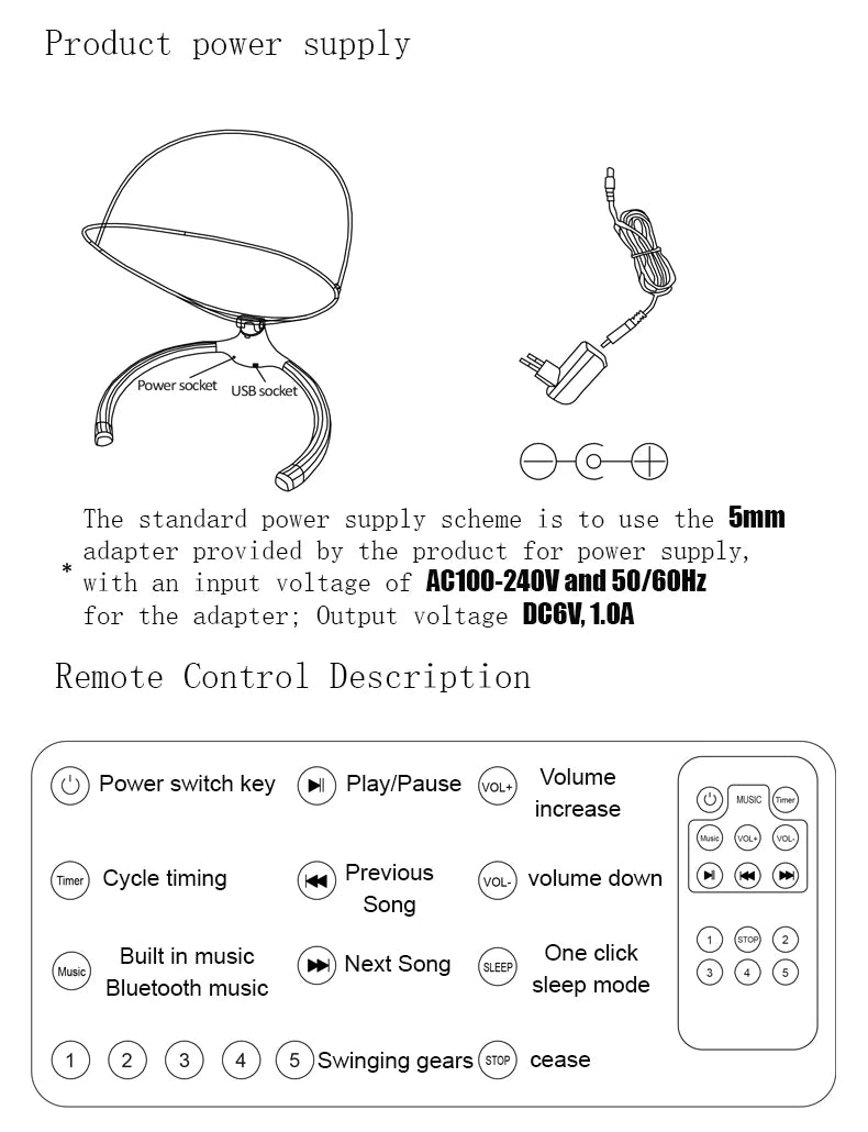Electric Baby Swing | Reclining Rocker with Remote Control | 0-18 Months