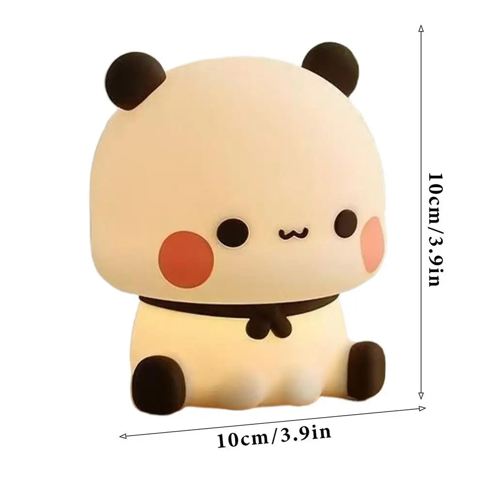 Panda Silicone LED Night Light | Touch 3 Modes for Kids