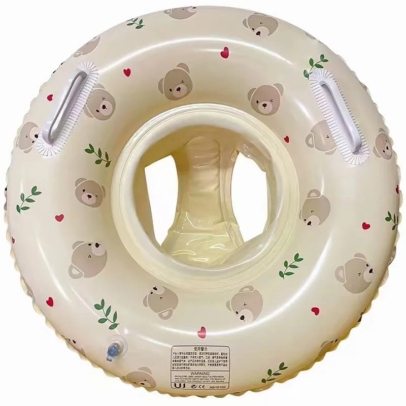 Inflatable Baby Float with Sun Canopy | Safe Pool Ring | 3-36 Months