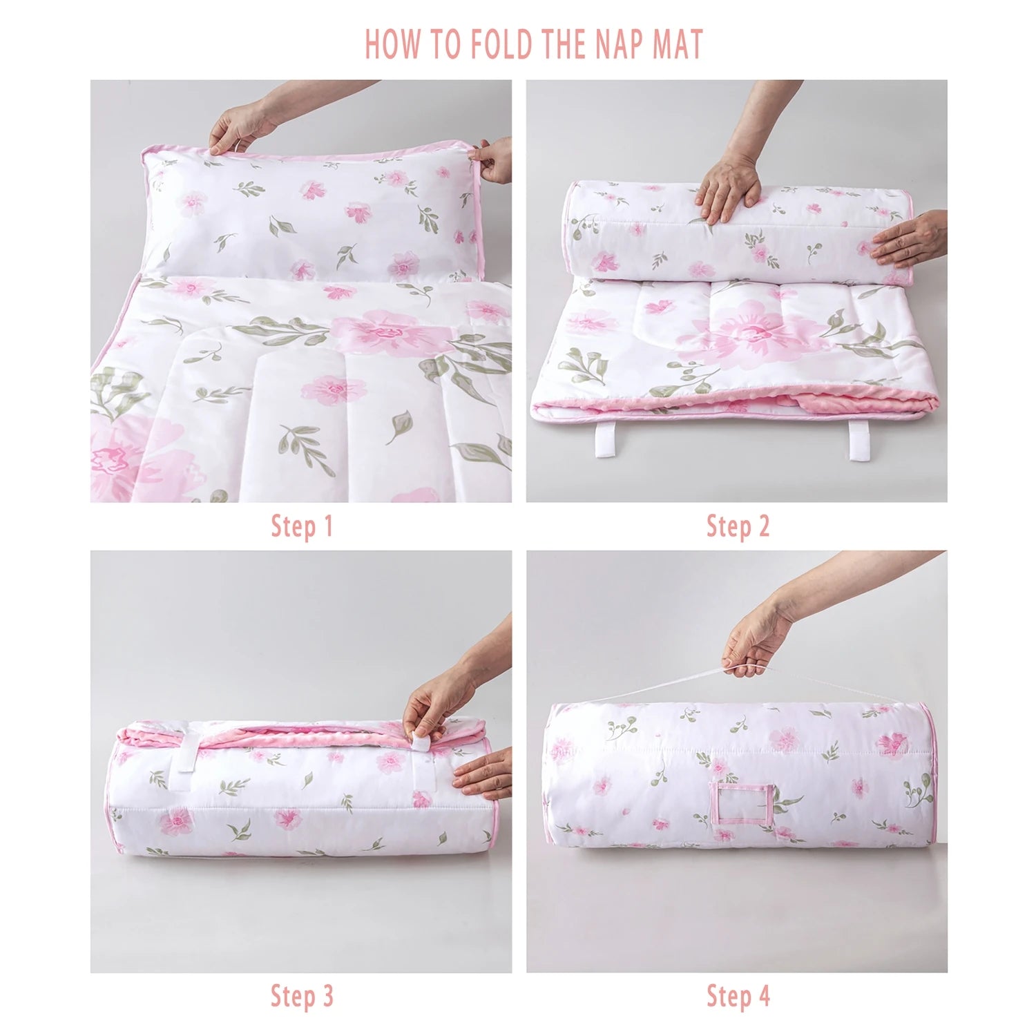 Baby Nap Mat | Daycare Sleeping Bag with Fleece Blanket