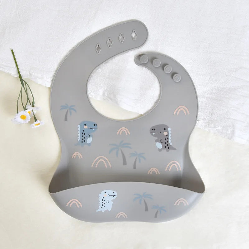 Silicone Baby Bibs | Waterproof, Easy to Clean | Pack
