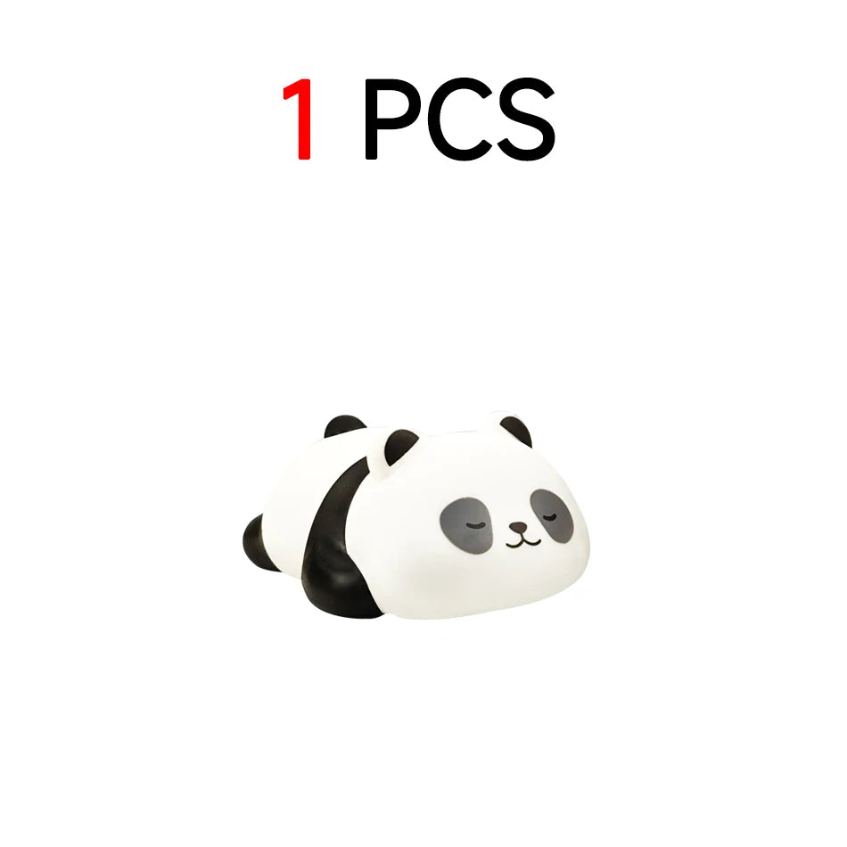 2025 New Panda LED Night Light Living Room Cute Panda Plastic Lamp Bedside Decor Creative Kids Night Light Birthday Gift