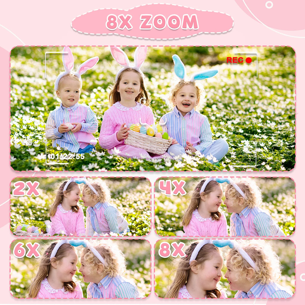 Cámara Digital para Niños | 1080P HD | Pantalla 2" | Funda Silicona | Regalo Ideal
