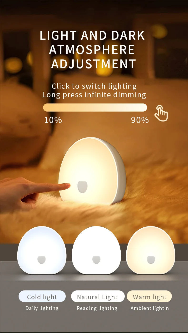 RGB White Noise Machine for Baby | 20 Sounds | Rechargeable Touch LED Night Light
