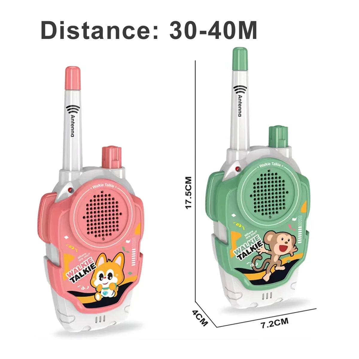 2pcs Kid-Friendly Walkie Talkie Two-Way Radios for Clear Communication - Essential for Camping & Hiking Adventures For Boys Girls