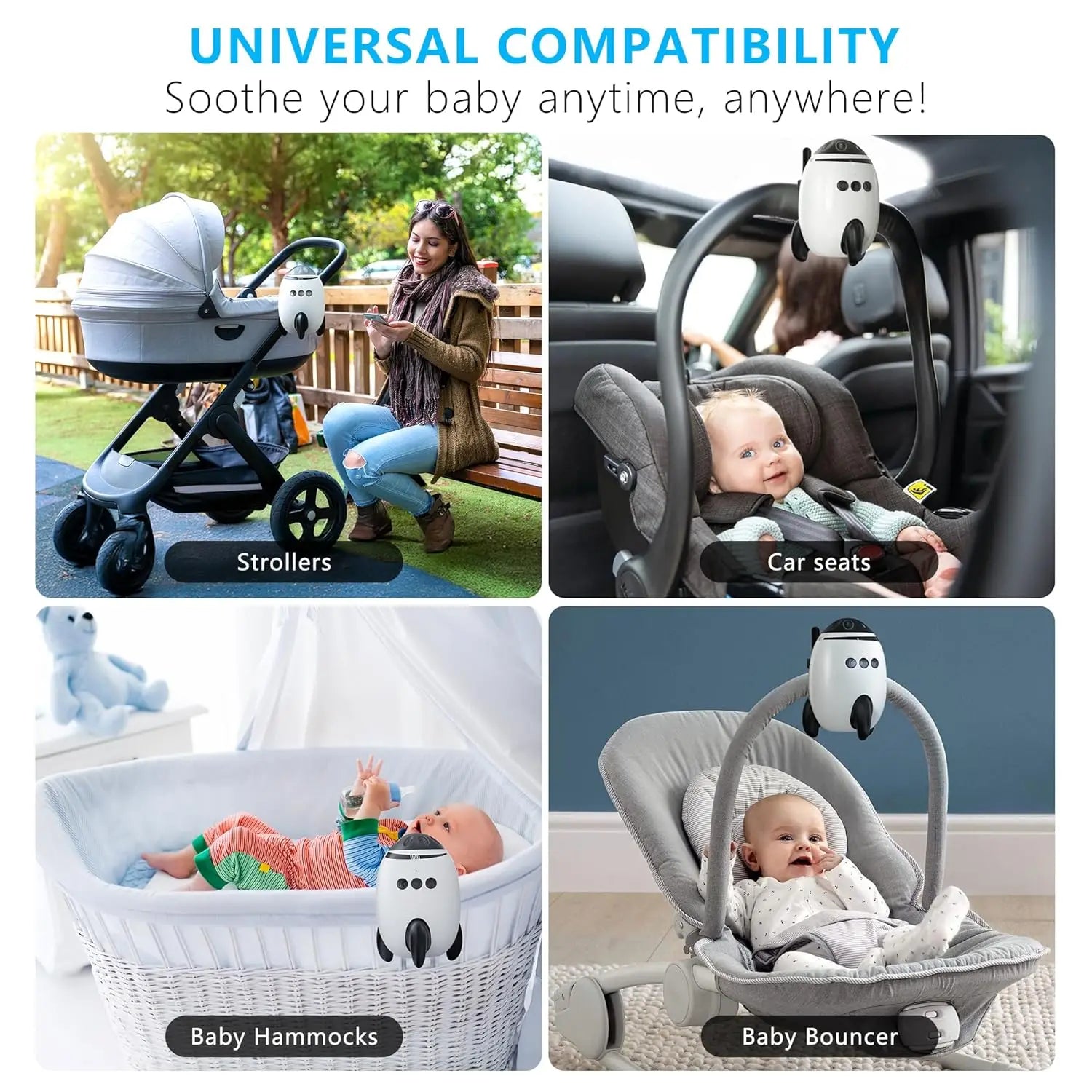 Portable Baby Rocker | Lullabies and Sleep Aid