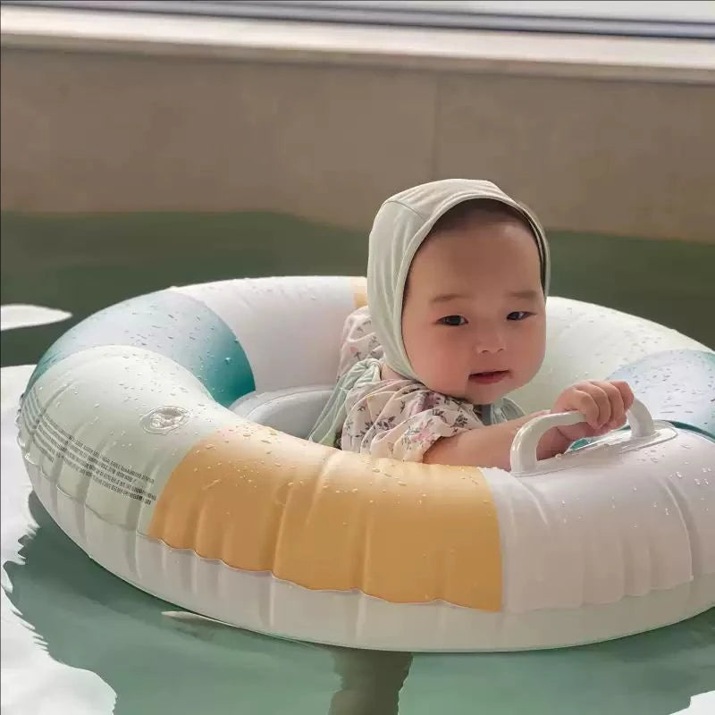 Flotador Inflable para Bebé con Sombrilla | Anillo de Piscina Seguro | 3-36 Meses