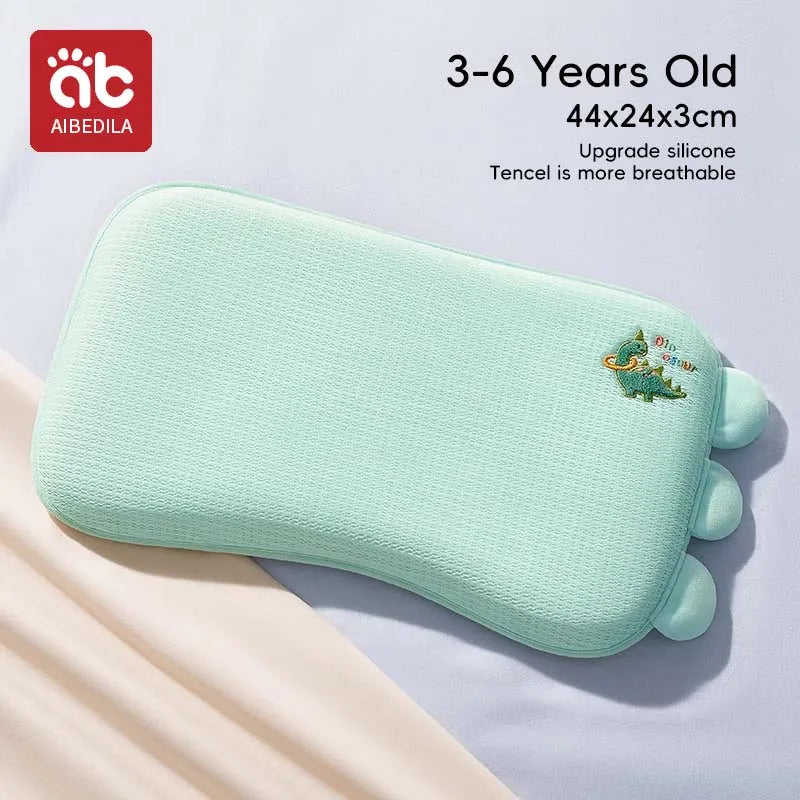 Memory Foam Baby Pillow | Soft Cotton 0-6 Years