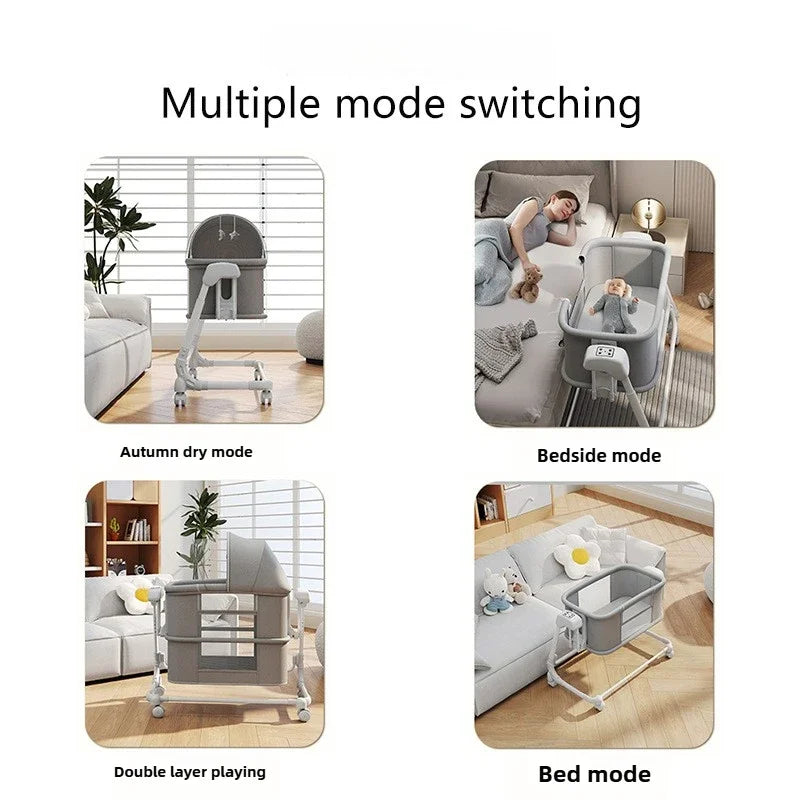 Multifunctional Portable Baby Bassinet | 0-36 Months | Metal