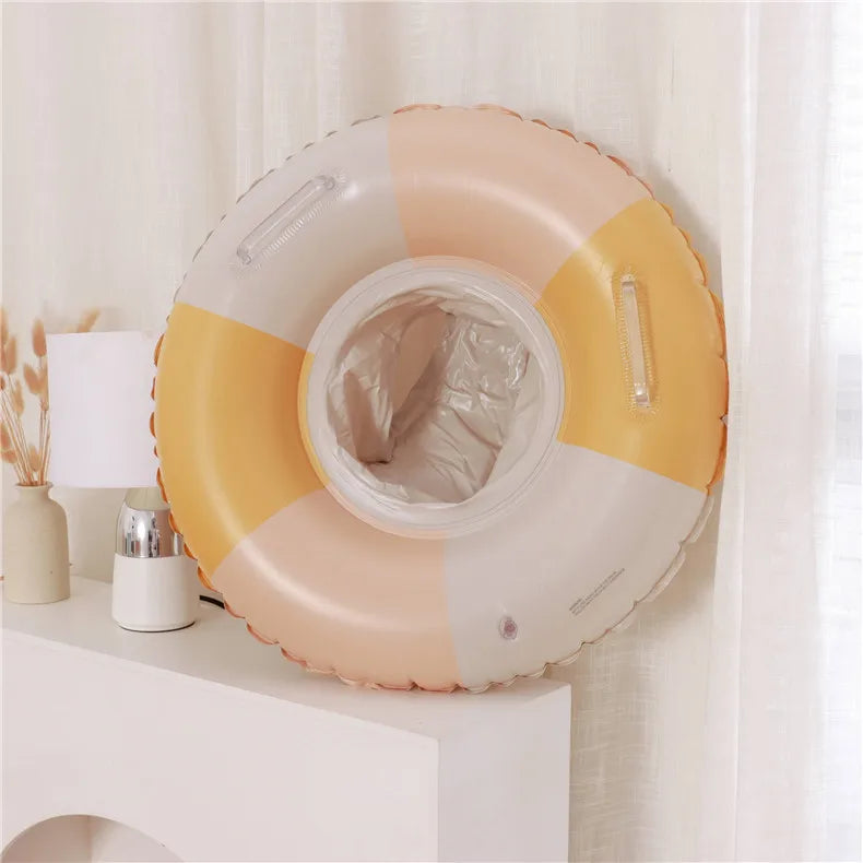 Flotador Inflable para Bebé con Sombrilla | Anillo de Piscina Seguro | 3-36 Meses