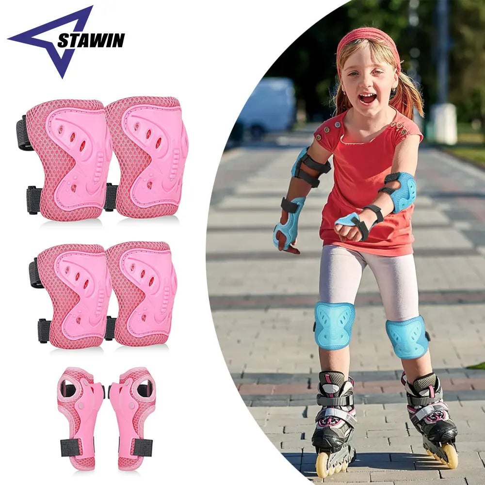 6-in-1 Kids' Protective Gear Set | Knee, Elbow, and Wrist Pads | Skating and Biking