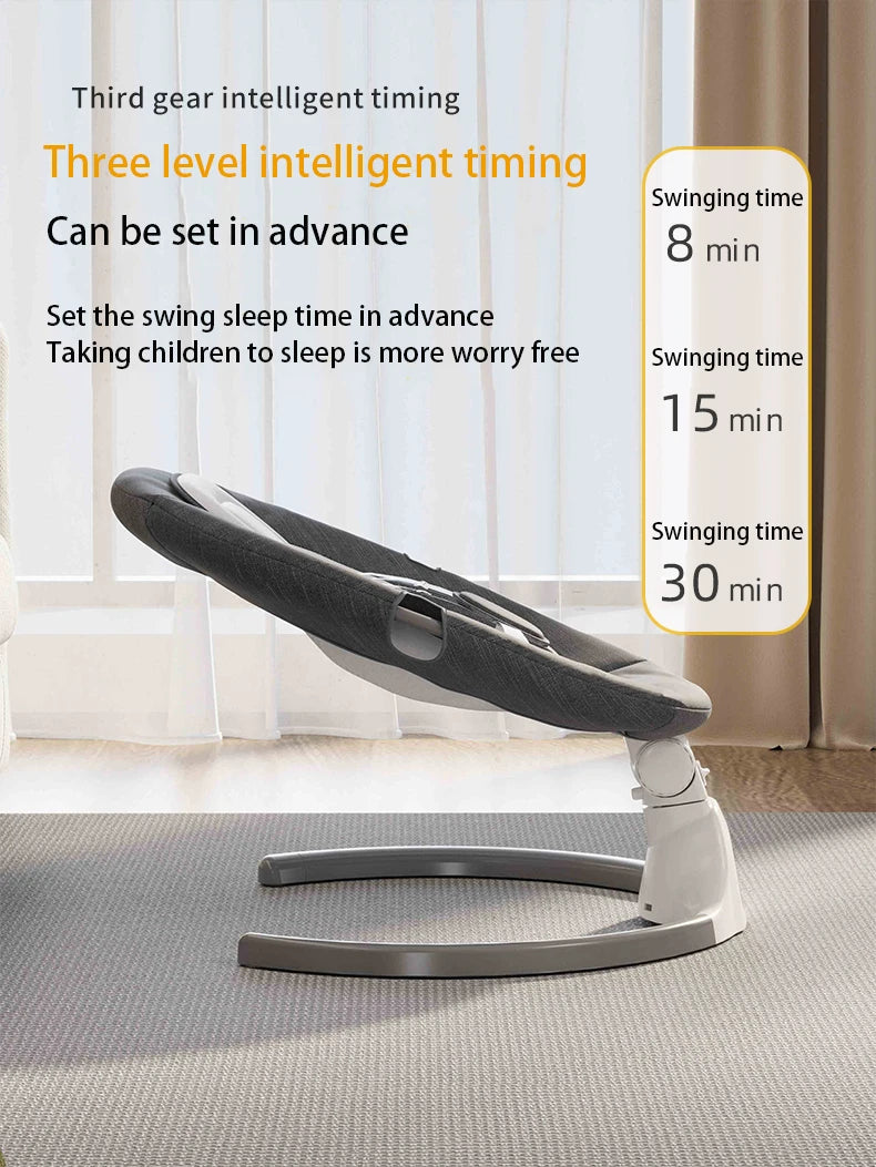 Electric Baby Swing | Reclining Rocker with Remote Control | 0-18 Months