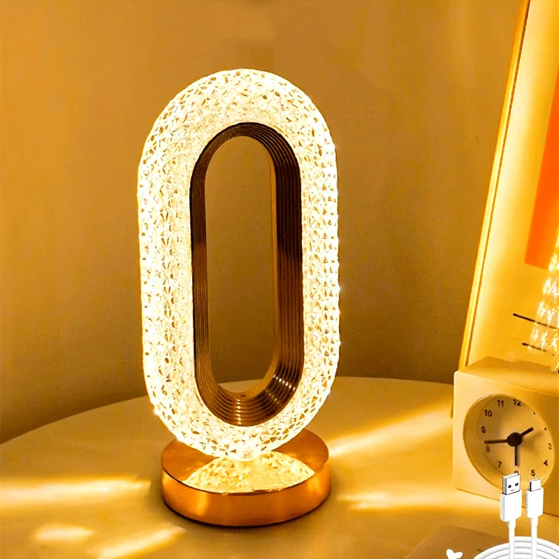 Rechargeable Led Light Bedside Ambient Light Book Reading Lamp Wireless Mood Light Living Room Birthday Decoration