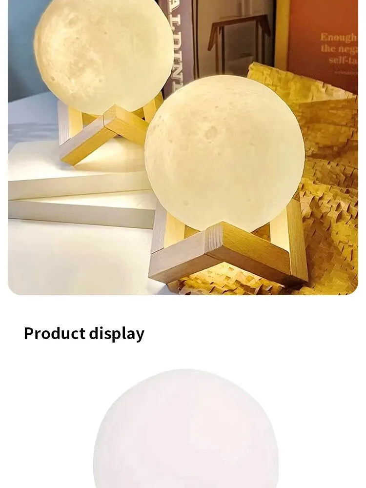 DIY LED Moon Lamp | Customizable Night Light | Creative Gift for Kids & Women | Astral Decor Madrid 2026
