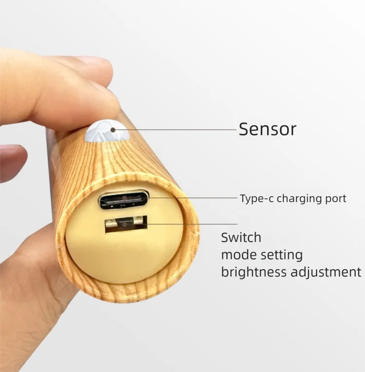 LED Guide Light with Motion Sensor | USB Rechargeable for Hallways and Cribs