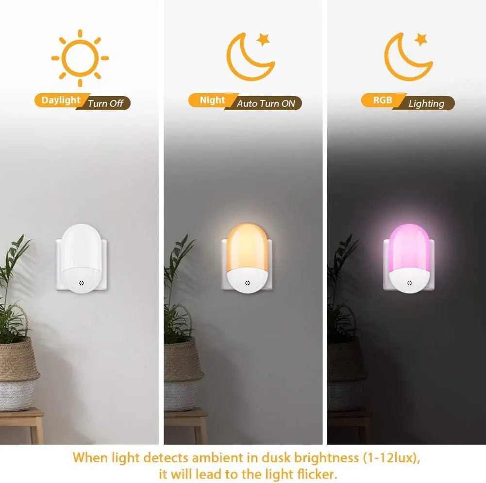 Kawaii LED Baby Night Light | RGB Multicolor with Remote