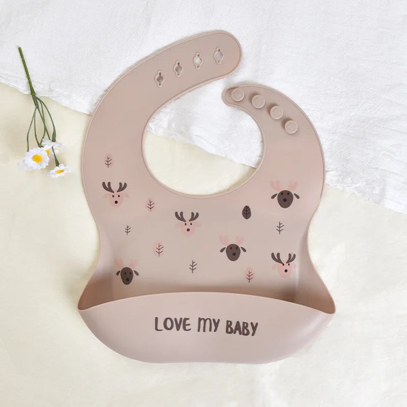 Silicone Baby Bibs | Waterproof, Easy to Clean | Pack