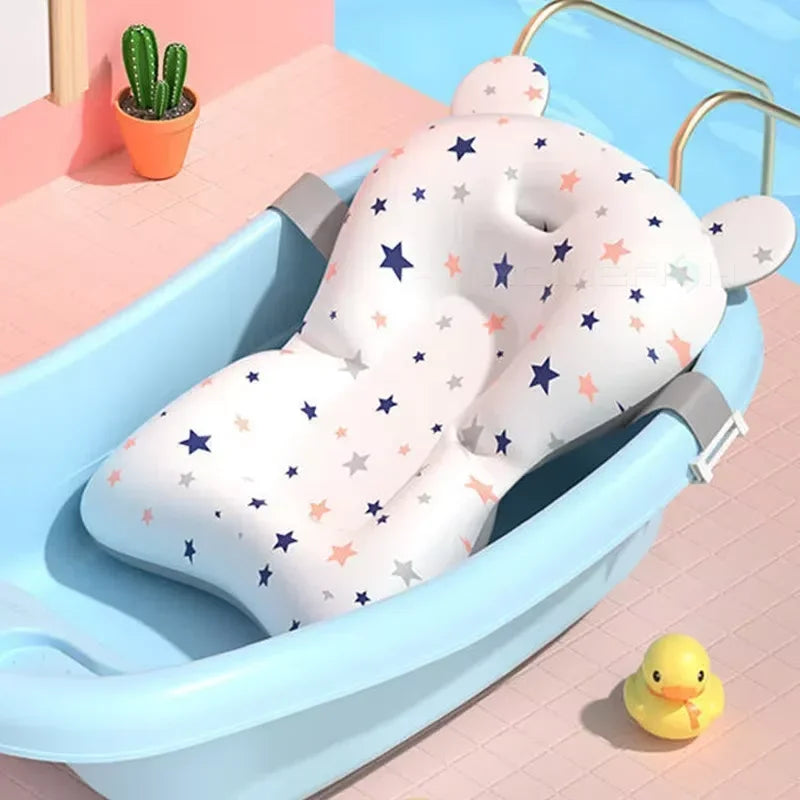 Baby Bath Cushion | Foldable and Safe Floating Seat | Newborns