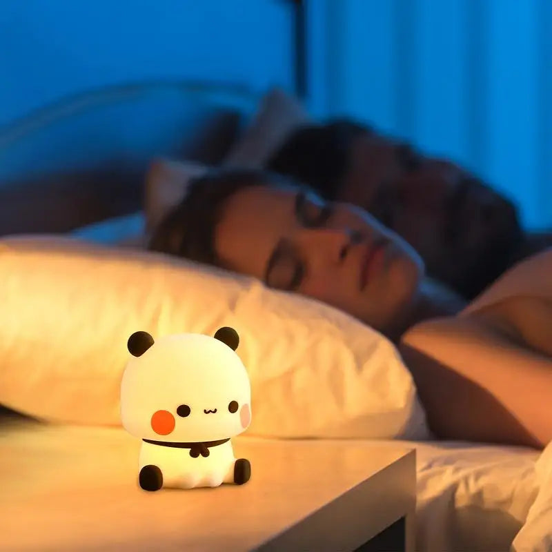 Panda Silicone LED Night Light | Touch 3 Modes for Kids