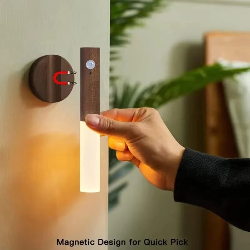 LED Guide Light with Motion Sensor | USB Rechargeable for Hallways and Cribs