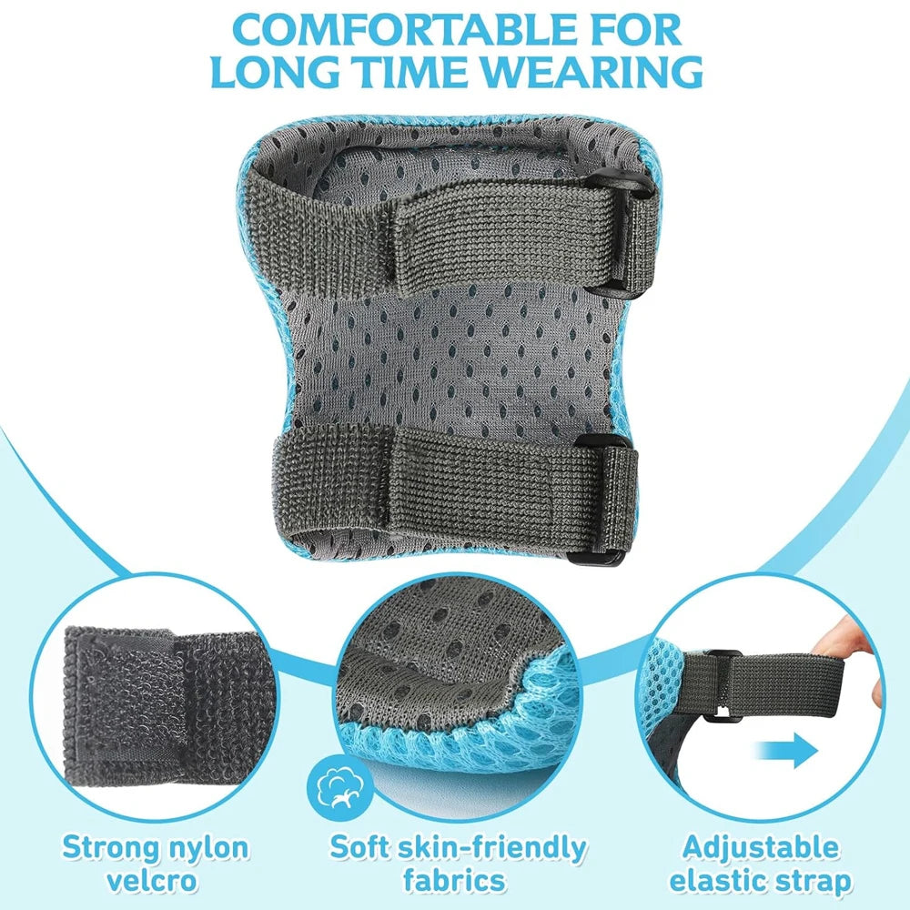 Kit Protección Infantil 6 en 1 | Rodilleras, Coderas y Muñequeras | Patines y Bici