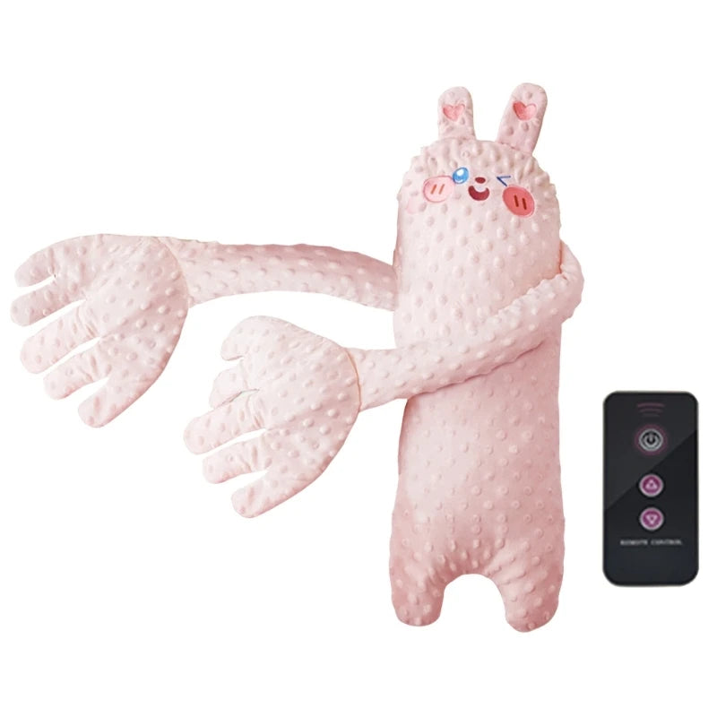 Remote Control Electric Baby Sleep Toy 68cm Cartoon Bear Shaped Plush Soothing Dolls Automatic Tapping Comfort Pillow for Infant