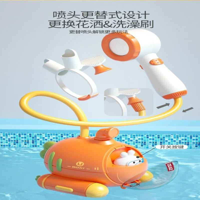 Electric Submarine Baby Bath Toy | Water Play Toy | Guaranteed Fun