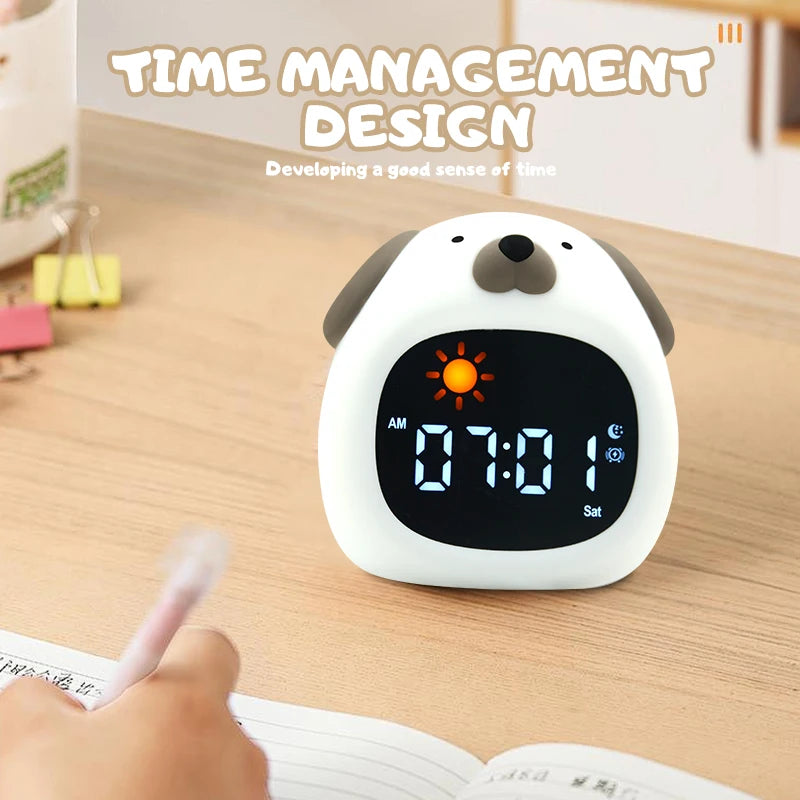 Kids' Sleep Training Clock | LED Light and Musical Alarm