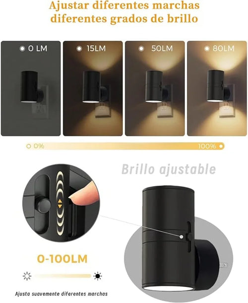 1/2/4 PCS LED Night Light with Dusk To Dawn Sensor Plug-in Wall Mounted Night Light Suitable for Bedrooms Corridors Stairs