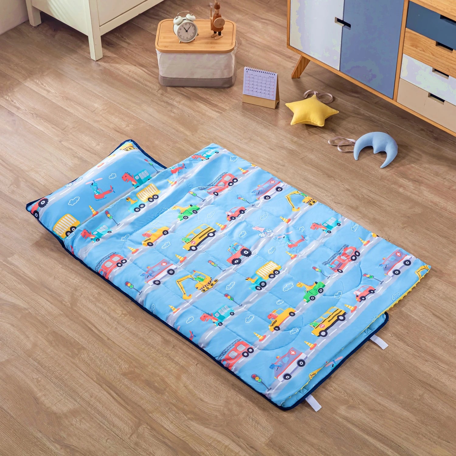 Estera para Siesta Infantil con Almohada y Manta | Guardería y Viaje