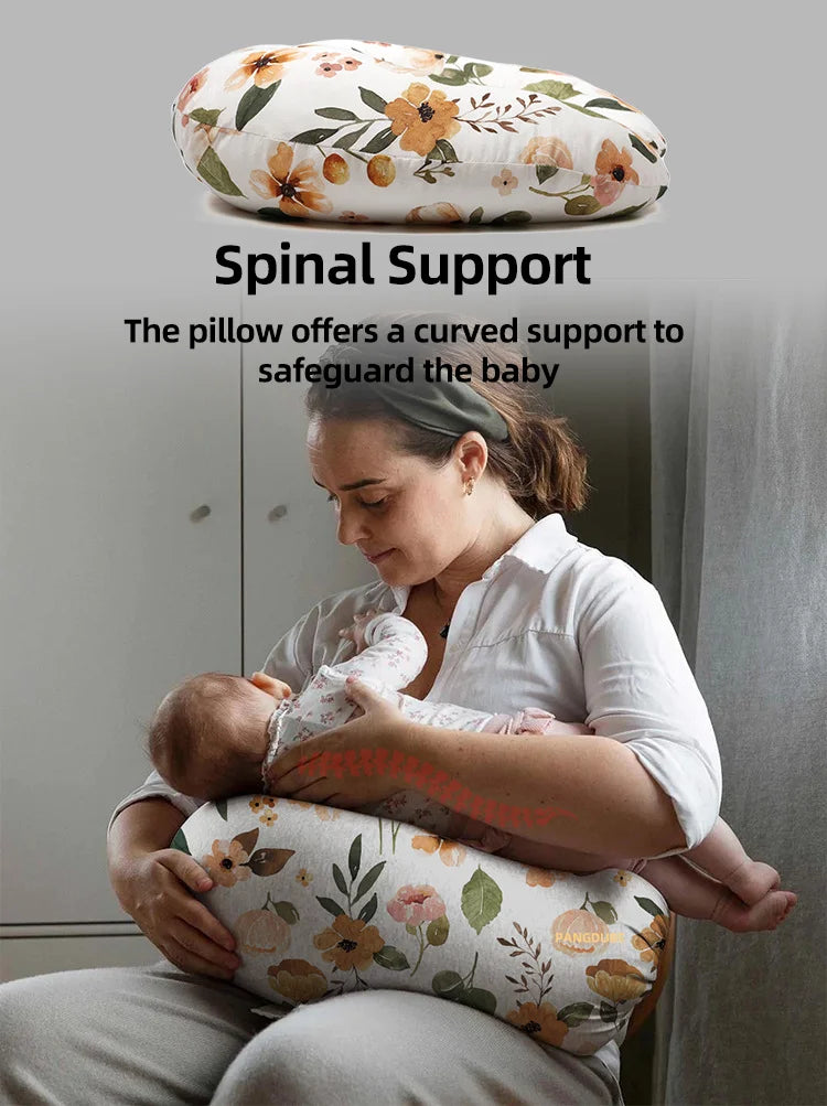 Almohada de Lactancia Multifuncional | Cojín en U para Mamá y Bebé | Apoyo Total