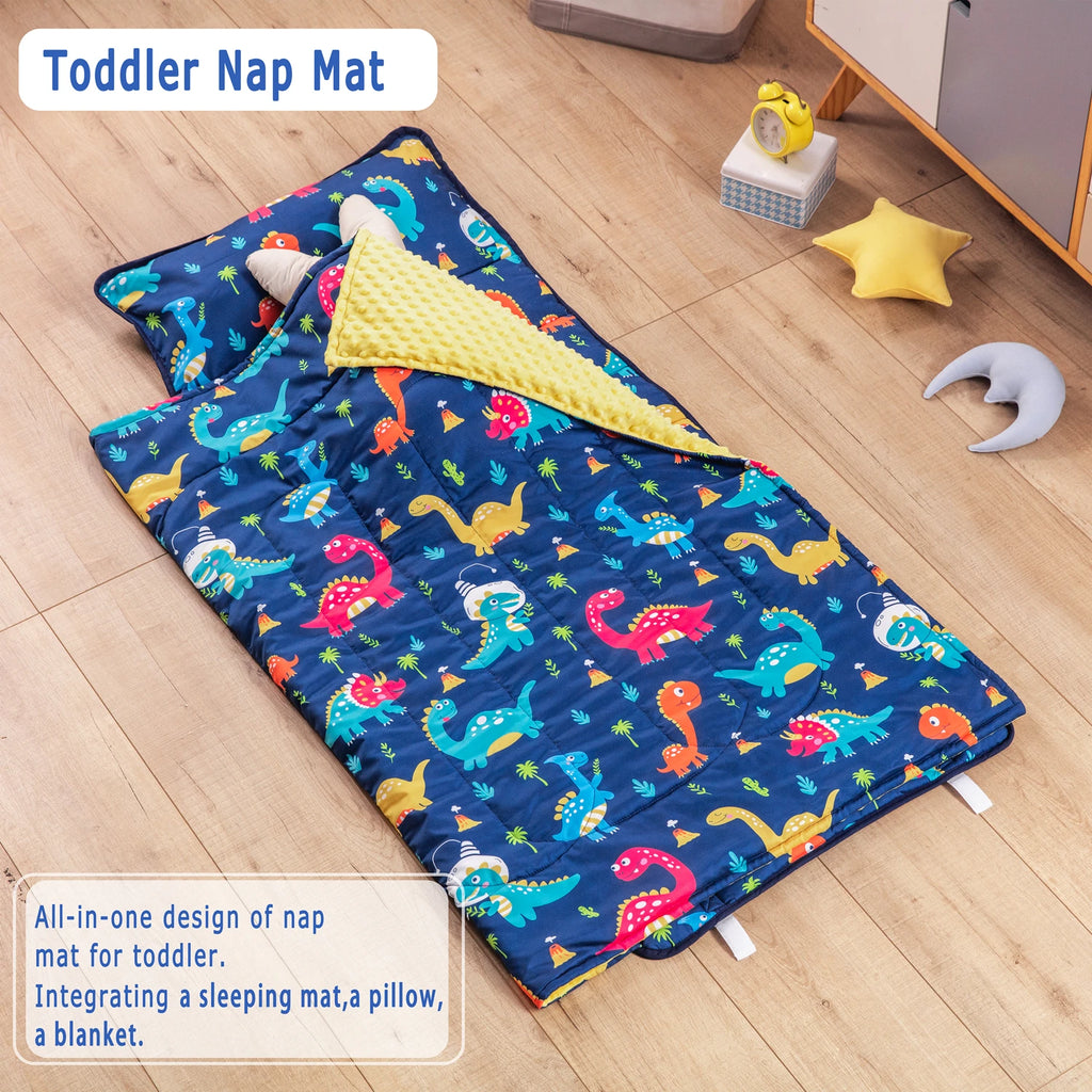Estera para Siesta Infantil con Almohada y Manta | Guardería y Viaje
