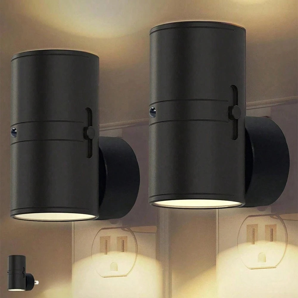 1/2/4 PCS LED Night Light with Dusk To Dawn Sensor Plug-in Wall Mounted Night Light Suitable for Bedrooms Corridors Stairs