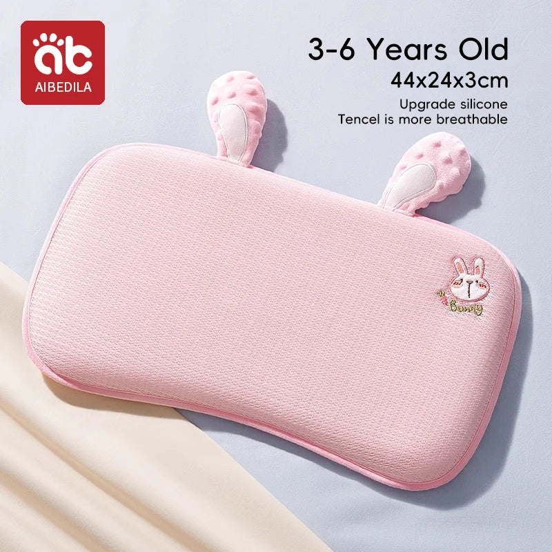 Memory Foam Baby Pillow | Soft Cotton 0-6 Years