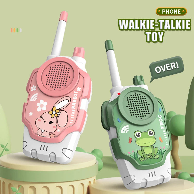 2Pcs Walkie Talkie Children Toy Long Range Wireless Interphone Parent-Child Interaction Intercom Communication Toys For Kids Gift