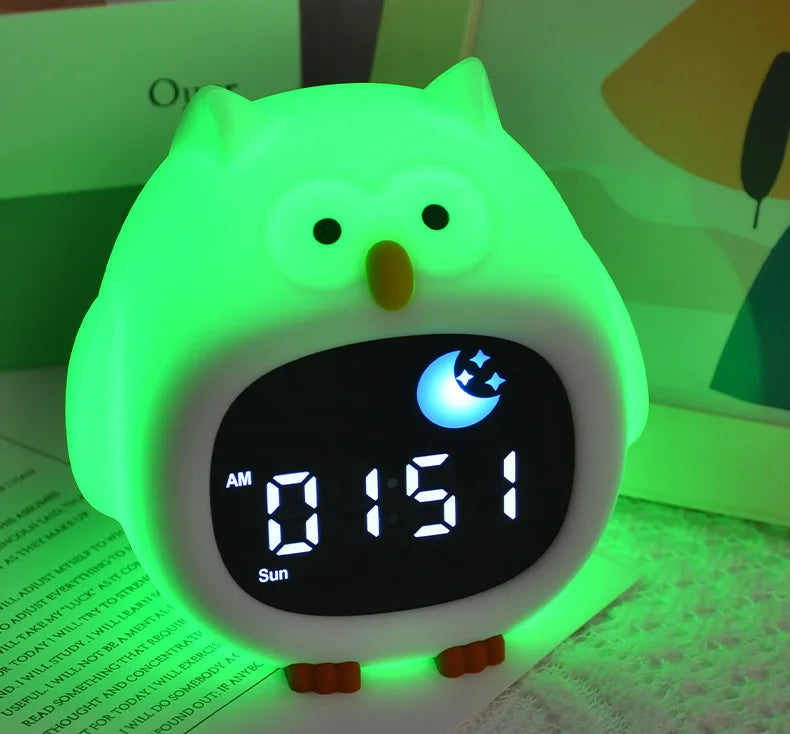 Kids' Sleep Training Clock | LED Light and Musical Alarm
