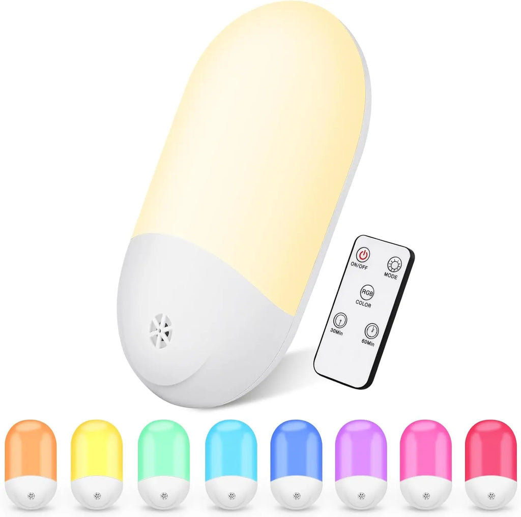 Kawaii LED Baby Night Light | RGB Multicolor with Remote