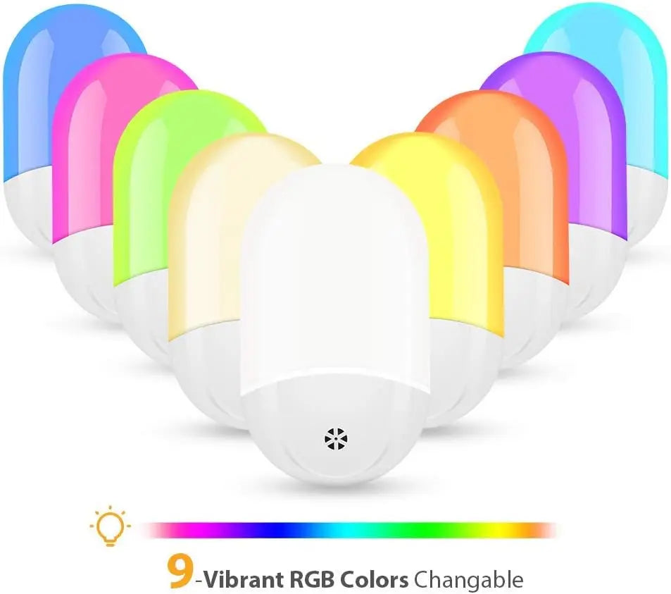 Kawaii LED Baby Night Light | RGB Multicolor with Remote