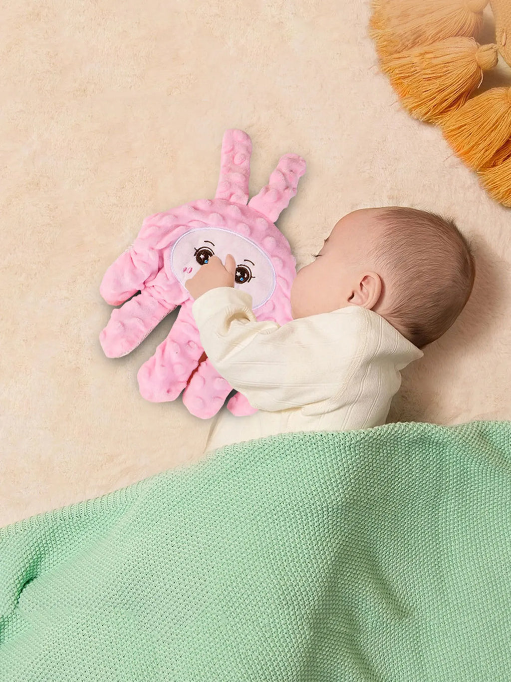 Soothing Pillow with Automatic Caress Palm for Baby