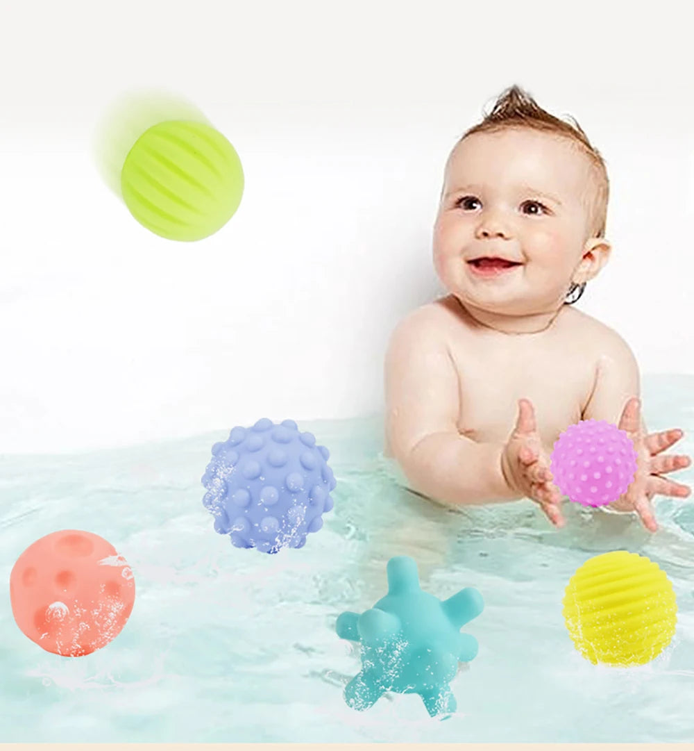 Sensory Ball Set for Babies | Tactile Stimulation 6 pcs